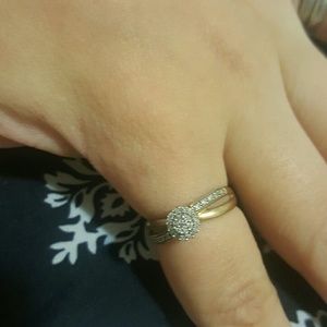 I gold 10k engagement ring one time used